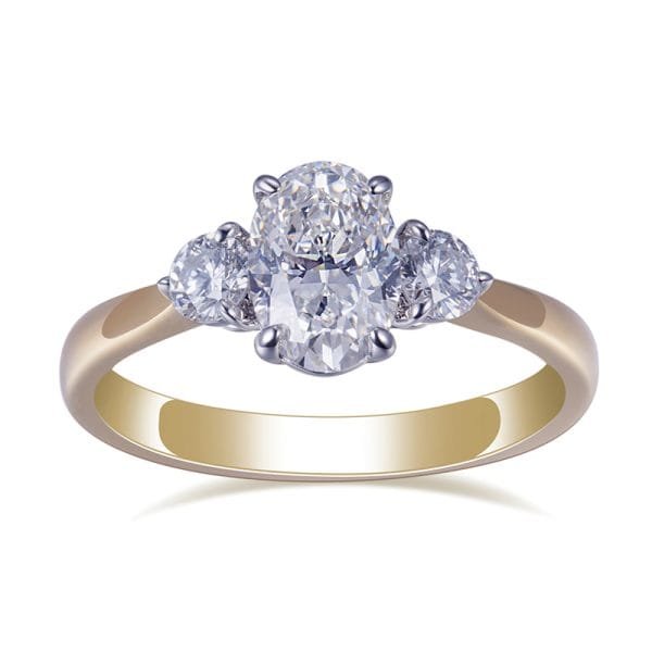 Oval Shape Diamond Ring