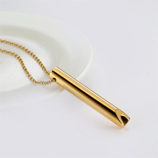 NewSeason Jewelry Hot Selling Fashion Women Jewelry Pendant Engraved Custom Logo Waterproof Relief Stainless Steel Yoga Men Necklaces - Image 18