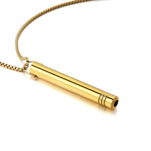 NewSeason Jewelry Hot Selling Fashion Women Jewelry Pendant Engraved Custom Logo Waterproof Relief Stainless Steel Yoga Men Necklaces - Image 19