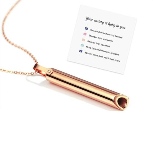 NewSeason Jewelry Hot Selling Fashion Women Jewelry Pendant Engraved Custom Logo Waterproof Relief Stainless Steel Yoga Men Necklaces - Image 4