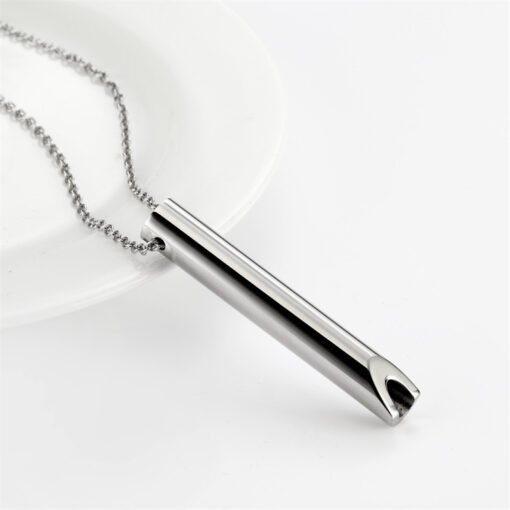 NewSeason Jewelry Hot Selling Fashion Women Jewelry Pendant Engraved Custom Logo Waterproof Relief Stainless Steel Yoga Men Necklaces - Image 5