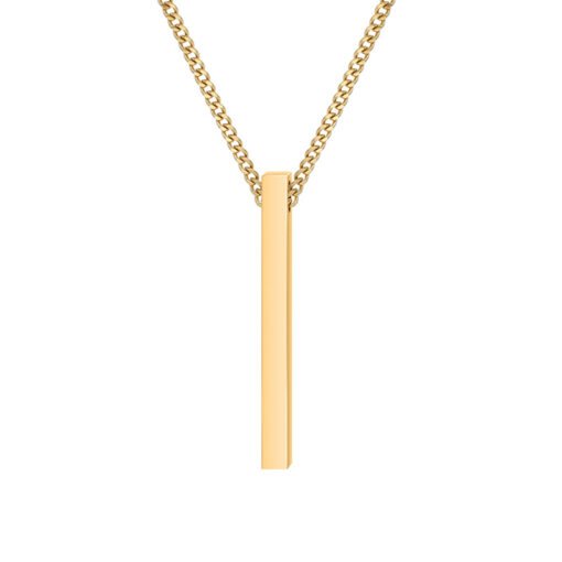 NewSeason Jewelry Engraved 3D Bar Necklace 304 Stainless Steel Men Jewelry Personalized Custom Name Shopify Dropshipping Fulfillment - Image 7