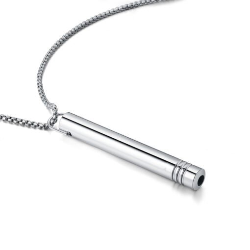NewSeason Jewelry Hot Selling Fashion Women Jewelry Pendant Engraved Custom Logo Waterproof Relief Stainless Steel Yoga Men Necklaces - Image 7