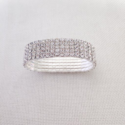 Foreign trade ornament wholesale multi-row selection rhinestone stretch bracelet shiny rhinestone 424 exquisite light - Image 8