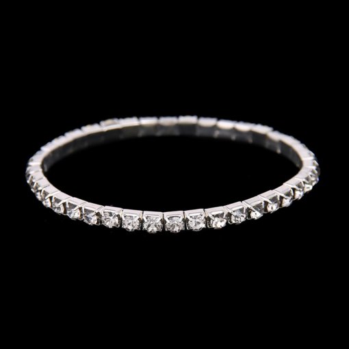 Foreign trade ornament wholesale multi-row selection rhinestone stretch bracelet shiny rhinestone 424 exquisite light - Image 6
