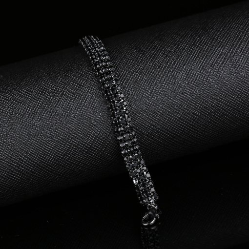 Cross-border e-commerce popular jewelry claw chain inlaid Diamond shiny girls' bracelet three-color choice 599 - 图片 6