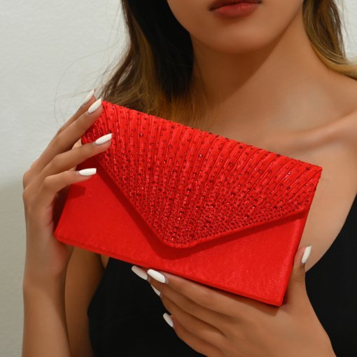 Clutch all-match cross-border European and American style Women fashion elegant dress dinner bag with necklace ear stud bracelet ring - 图片 4
