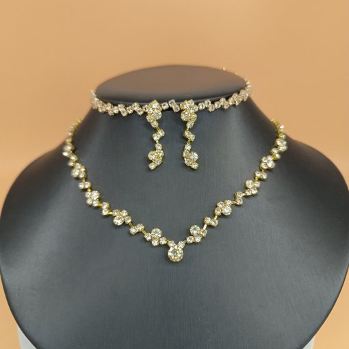 Factory wholesale simple fashion jewelry suit bridal necklace elegant jewelry 425 earrings fashion all-matching - Image 17