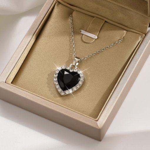 Fashion Wholesale love pendant necklace full diamond cross-border best seller in Europe and America - Image 9