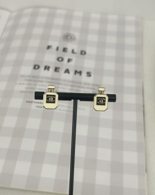 Chanel new style perfume bottle high-end versatile small earrings - Image 5