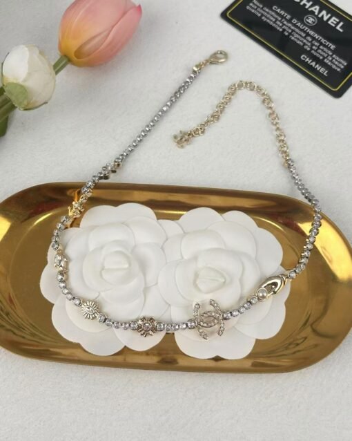 Chanel early spring new style Ocean series Multi-element accessories Star anchor Small fish Four-leaf clover Rhinestone double C necklace - Image 5