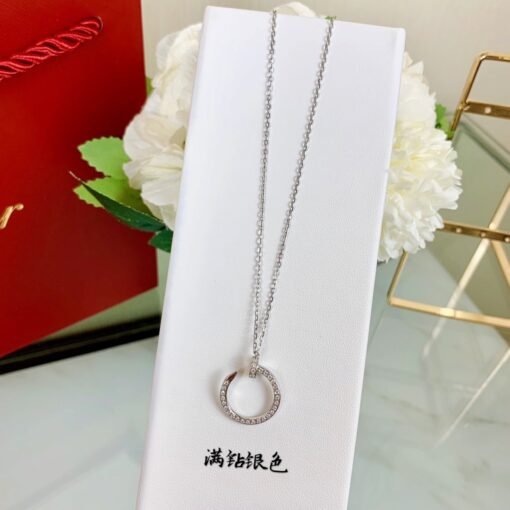 Cartier full diamond nail necklace - 图片 7