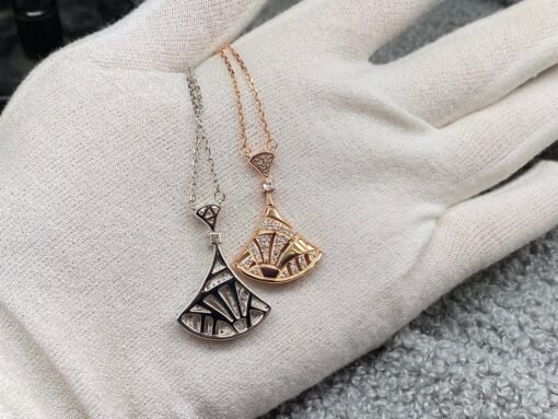 Bulgari necklace new style skirt necklace spot high version number: white gold rose gold - 图片 8