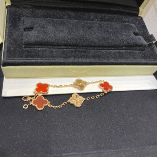 VCA four-leaf clover five-flower bracelet - Image 3