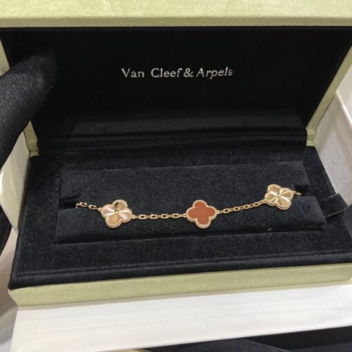 VCA four-leaf clover five-flower bracelet - Image 4