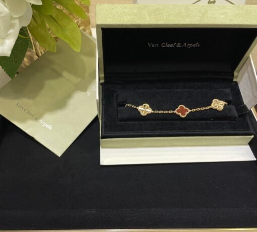 VCA four-leaf clover five-flower bracelet - Image 5