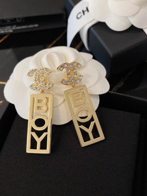 Chanel  BOY+Double C Earrings - Image 3