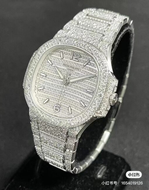 Patek Philippe 7118 Ladies Nautilus Limited Edition with full diamonds - Image 3
