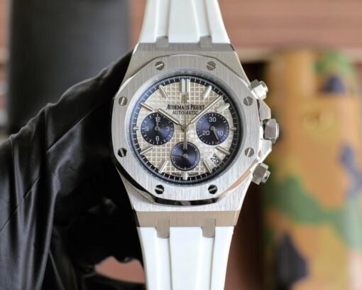 Audemars Piguet AP Royal Oak series coated glass size 42mm*14mm waterproof tape with AP original pin buckle