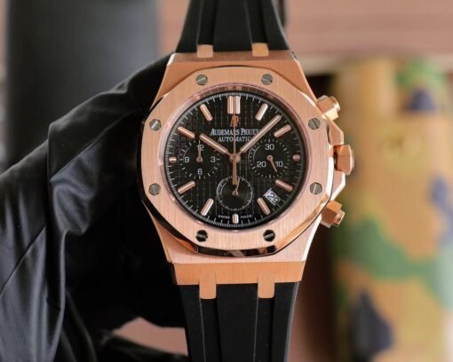 Audemars Piguet AP Royal Oak series coated glass size 42mm*14mm waterproof tape with AP original pin buckle - 图片 8