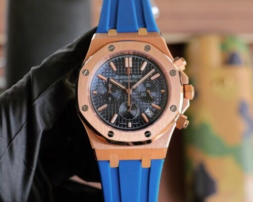 Audemars Piguet AP Royal Oak series coated glass size 42mm*14mm waterproof tape with AP original pin buckle - 图片 9