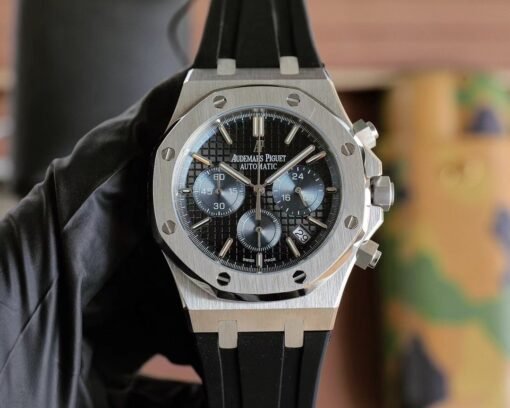 Audemars Piguet AP Royal Oak series coated glass size 42mm*14mm waterproof tape with AP original pin buckle - 图片 5