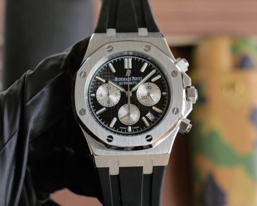 Audemars Piguet AP Royal Oak series coated glass size 42mm*14mm waterproof tape with AP original pin buckle - 图片 3