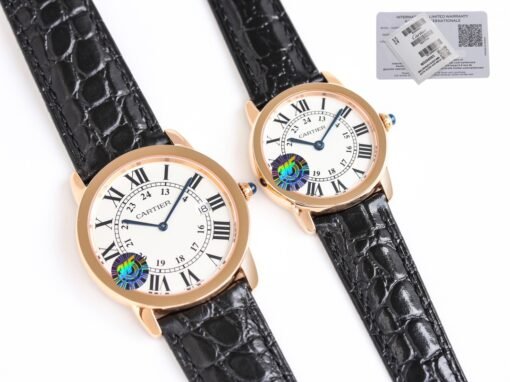 3WF Top Cartier RONDE DE CARTIER London CARTIER Watch SRN0021 and W6700155 Models