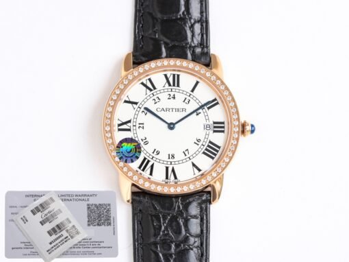 3WF Top Cartier RONDE DE CARTIER London CARTIER Watch SRN0021 and W6700155 Models - 图片 5