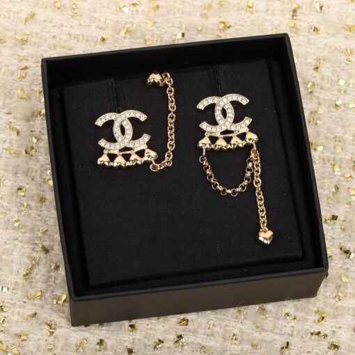 Chanel 23c Love Asymmetric Tassel EarringsThe entire series of "202Early Spring New Style&quot - Image 2