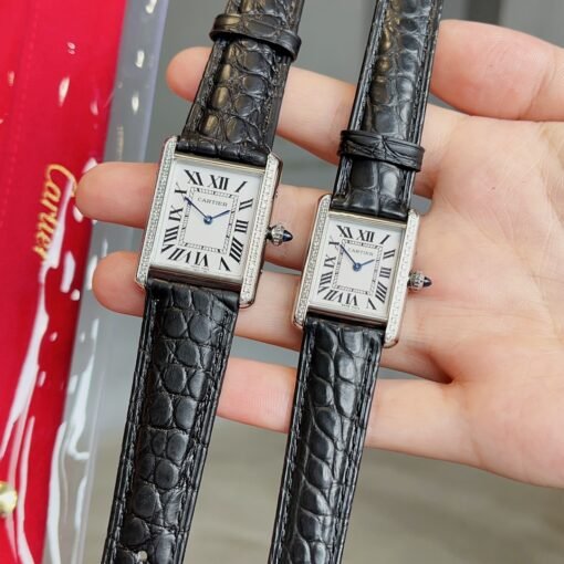 Cartier Tank Tant Must! American Milwaukee Alligator Leather Haute Couture Edition Six colors available Cartier's newatchTankMust watch - 图片 4