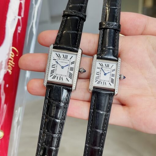 Cartier Tank Tant Must! American Milwaukee Alligator Leather Haute Couture Edition Six colors available Cartier's newatchTankMust watch - 图片 6