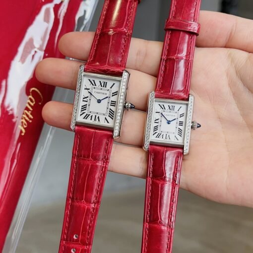 Cartier Tank Tant Must! American Milwaukee Alligator Leather Haute Couture Edition Six colors available Cartier's newatchTankMust watch