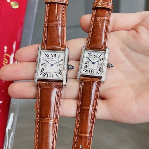 Cartier Tank Tant Must! American Milwaukee Alligator Leather Haute Couture Edition Six colors available Cartier's newatchTankMust watch - 图片 5