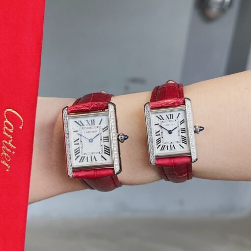 Cartier Tank Tant Must! American Milwaukee Alligator Leather Haute Couture Edition Six colors available Cartier's newatchTankMust watch - 图片 7