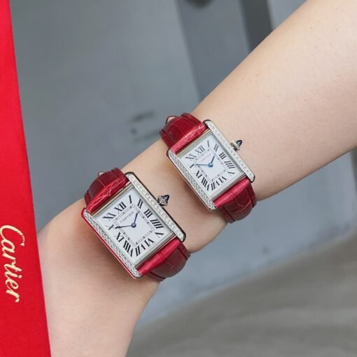 Cartier Tank Tant Must! American Milwaukee Alligator Leather Haute Couture Edition Six colors available Cartier's newatchTankMust watch - 图片 9