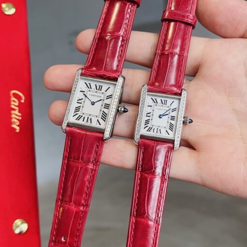 Cartier Tank Tant Must! American Milwaukee Alligator Leather Haute Couture Edition Six colors available Cartier's newatchTankMust watch