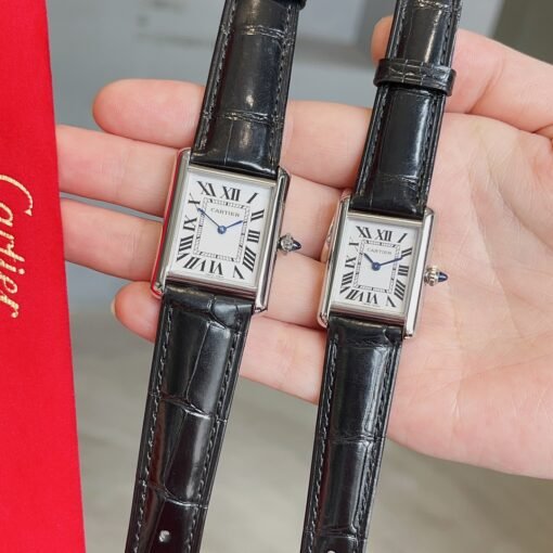 Cartier Tank Tant Must! American Milwaukee Alligator Leather Haute Couture Edition Six colors available Cartier's newatchTankMust watch - 图片 6