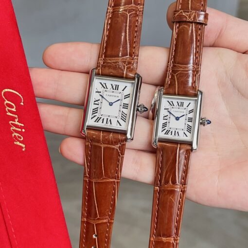 Cartier Tank Tant Must! American Milwaukee Alligator Leather Haute Couture Edition Six colors available Cartier's newatchTankMust watch - 图片 5