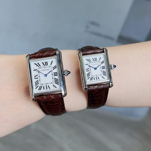 Cartier Tank Tant Must! American Milwaukee Alligator Leather Haute Couture Edition Six colors available Cartier's newatchTankMust watch - 图片 4