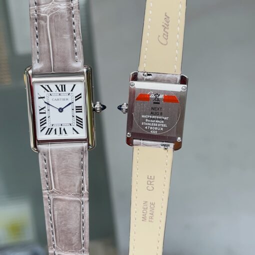 Cartier Tank Tant Must! American Milwaukee Alligator Leather Haute Couture Edition Six colors available Cartier's newatchTankMust watch - 图片 4