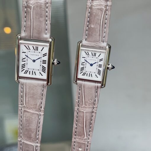 Cartier Tank Tant Must! American Milwaukee Alligator Leather Haute Couture Edition Six colors available Cartier's newatchTankMust watch - 图片 3