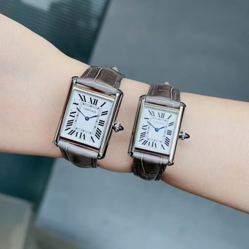 Cartier Tank Tant Must! American Milwaukee Alligator Leather Haute Couture Edition Six colors available Cartier's newatchTankMust watch - 图片 9