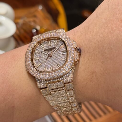 Patek Philippe Nautilus Starry Sky Edition with Big Diamond Beze - Image 8