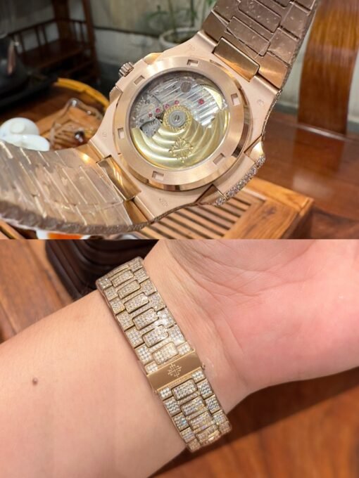 Patek Philippe Nautilus Starry Sky Edition with Big Diamond Beze - Image 9