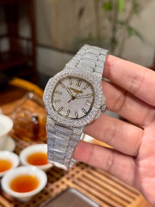 Patek Philippe Nautilus Starry Sky Edition with Big Diamond Beze - Image 6