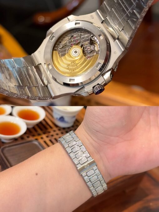 Patek Philippe Nautilus Starry Sky Edition with Big Diamond Beze - Image 9