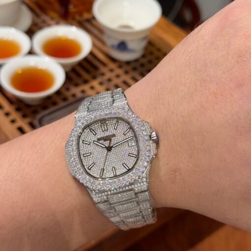 Patek Philippe Nautilus Starry Sky Edition with Big Diamond Beze - Image 8