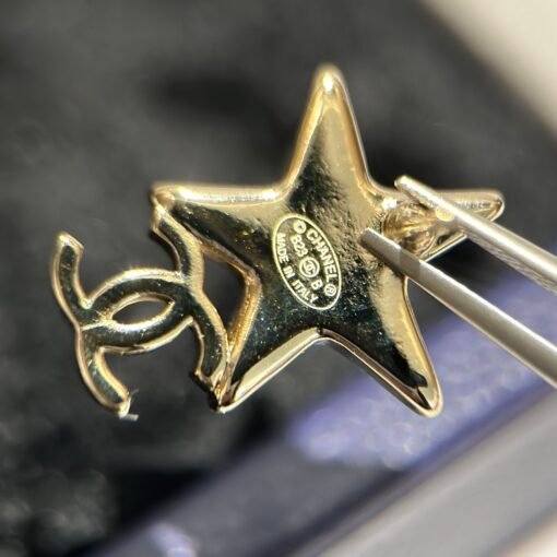 Chanel～～
Double C five-pointed star full diamond earrings
Simple and high-end - 图片 4