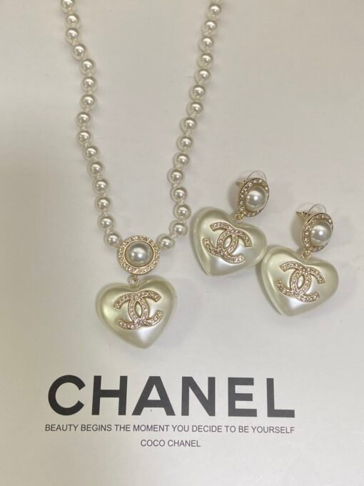 Necklace  earrings
color
@Chanel cc white peach heart set
Popularity King
Rich and rich temperament - Image 5